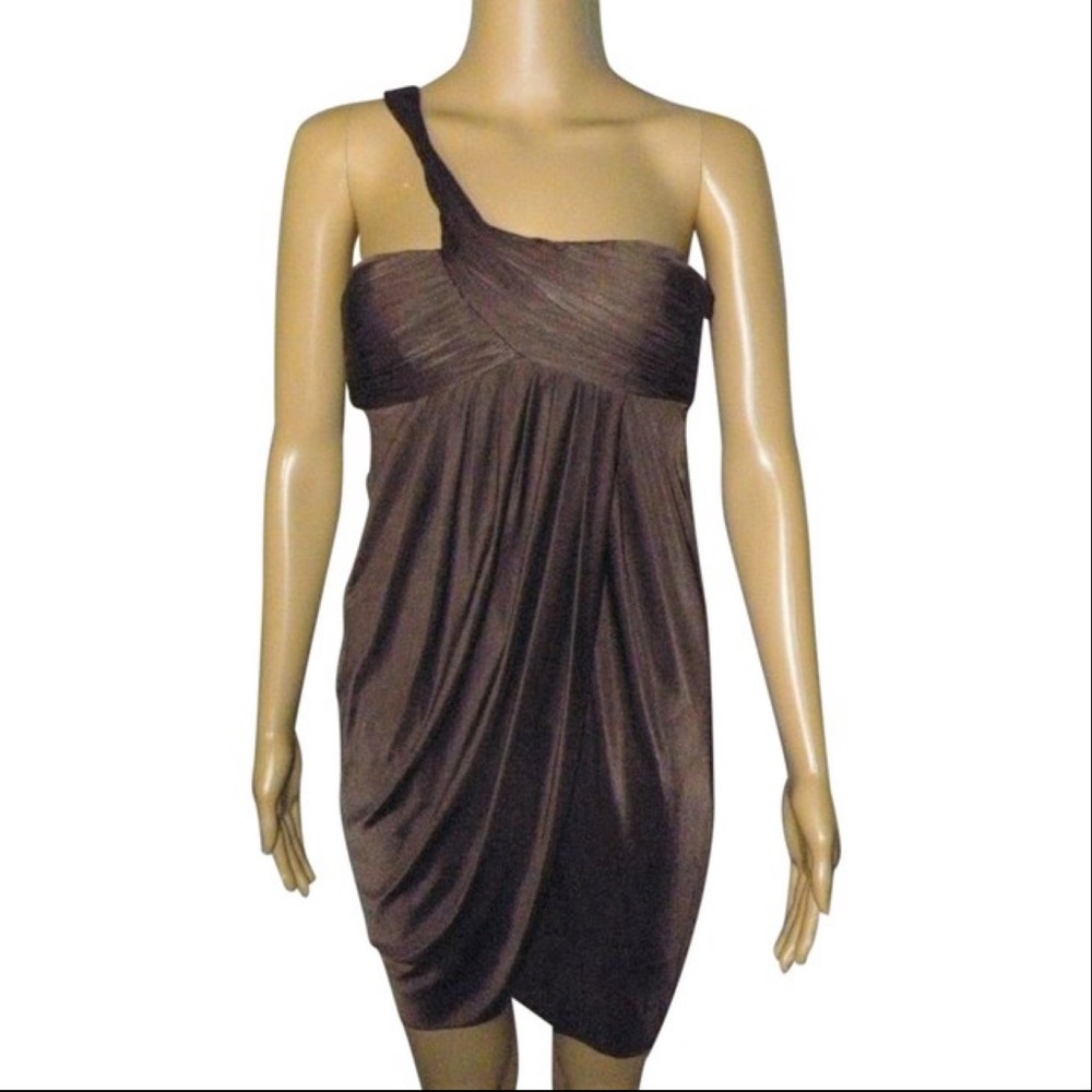 BCBGMAXAZRIA Chocolate Brown Cocktail Dress